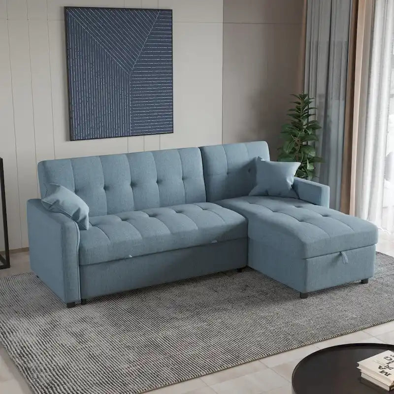 82  Wide Reversible Sleeper Sofa & Chaise
