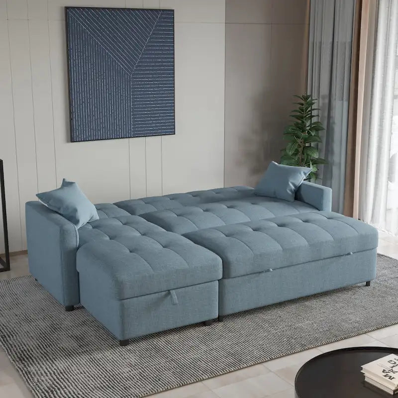 82  Wide Reversible Sleeper Sofa & Chaise