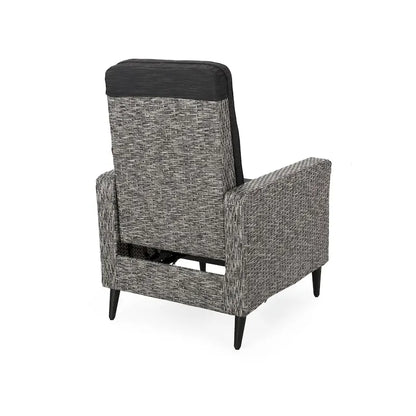 Murdock Outdoor Wicker Outdoor Recliner with Cushion by Christopher Knight Home