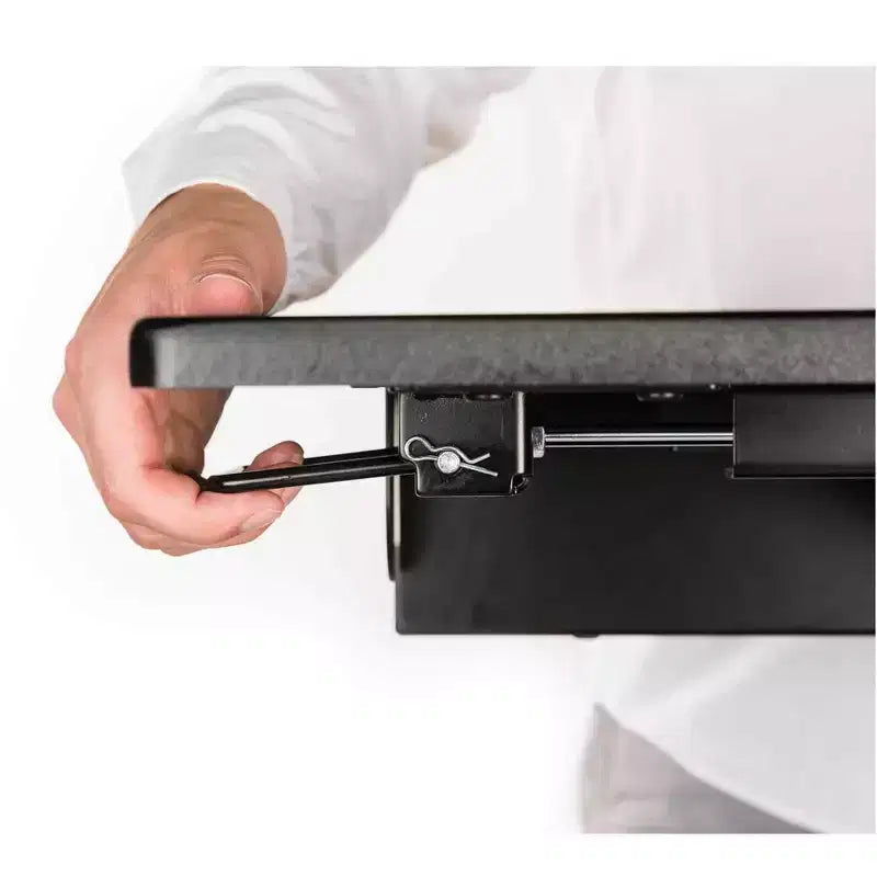 Stand Up Desk Store AirRise Pro Convertitore per Scrivania a Due Livelli con Supporto Monitor e Vassoio Tastiera Integrato (Bianco, 81 cm di Larghezza)