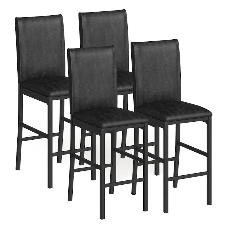 Darcy Metal Upholstered Counter Height Dining Chairs (Set of 4) by iNSPIRE Q Bold