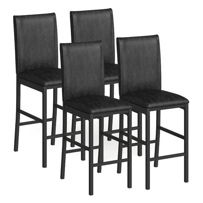Darcy Metal Upholstered Counter Height Dining Chairs (Set of 4) by iNSPIRE Q Bold