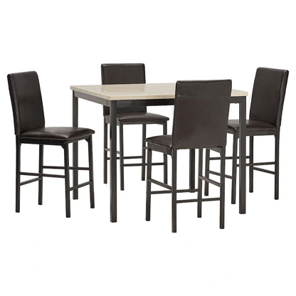 Darcy Metal Upholstered Counter Height Dining Chairs (Set of 4) by iNSPIRE Q Bold