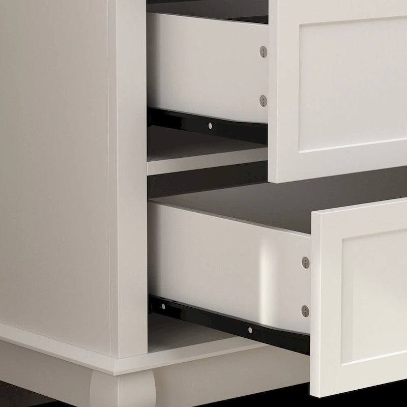 Cassettiera laccata doppia Cassettiera organizer universale da camera da letto