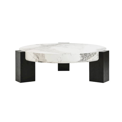 Set of 2 Round Nesting Coffee Table Set