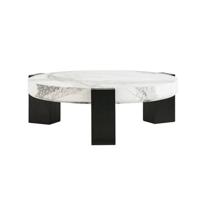 Set of 2 Round Nesting Coffee Table Set