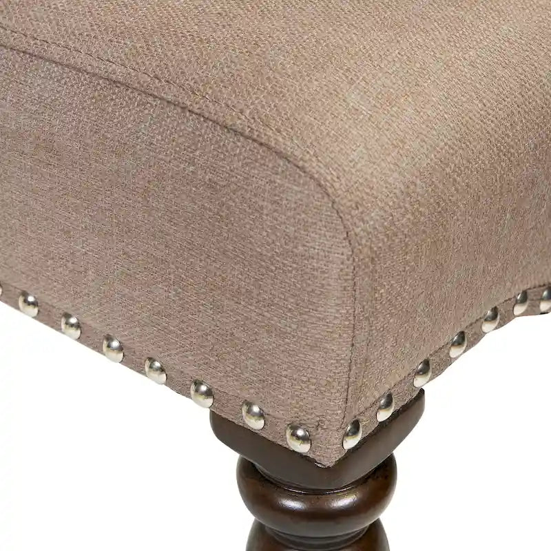 Ketz Taupe Fabric Dining Chairs (Set of 2) by Furniture of America