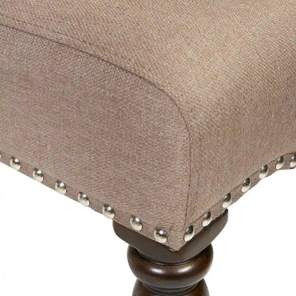 Ketz Taupe Fabric Dining Chairs (Set of 2) by Furniture of America