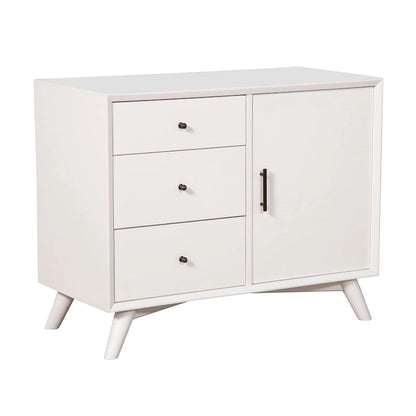 Flynn Wood Accent Cabinet in White
