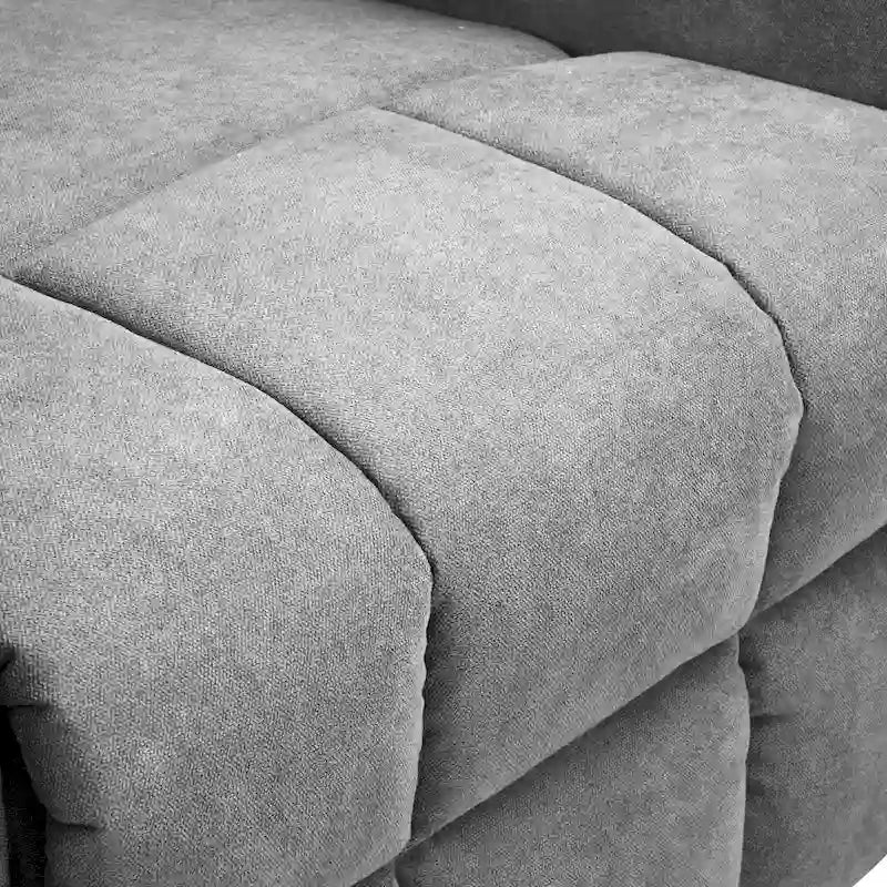 Moasis Grey Fabric Power Lift Recliner Chair for Elderly