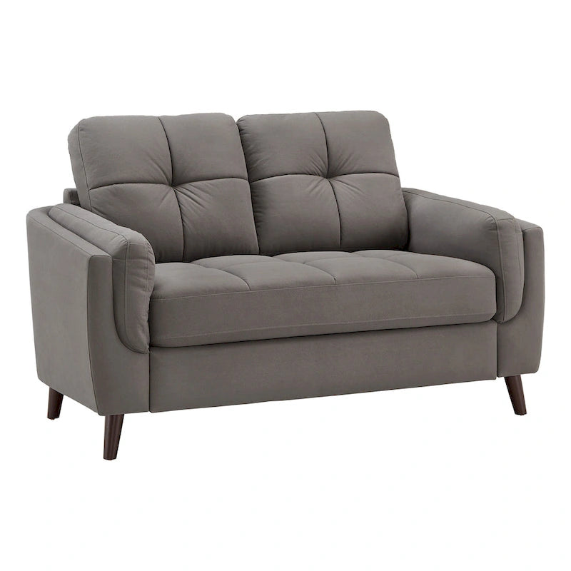Dorelle 61  Wide Microfiber Arm Loveseat by iNSPIRE Q Modern