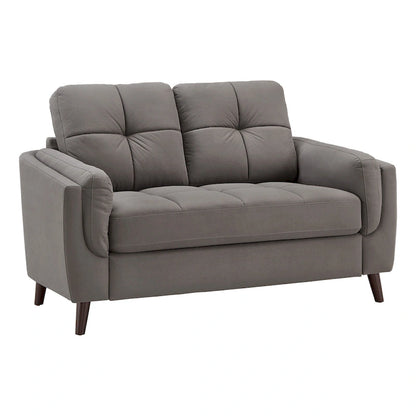 Dorelle 61  Wide Microfiber Arm Loveseat by iNSPIRE Q Modern
