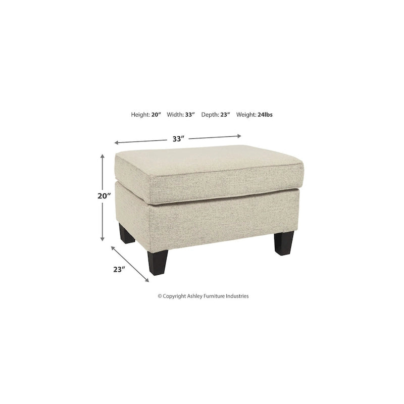 Signature Design by Ashley Soletren Stone Oversized Ottoman