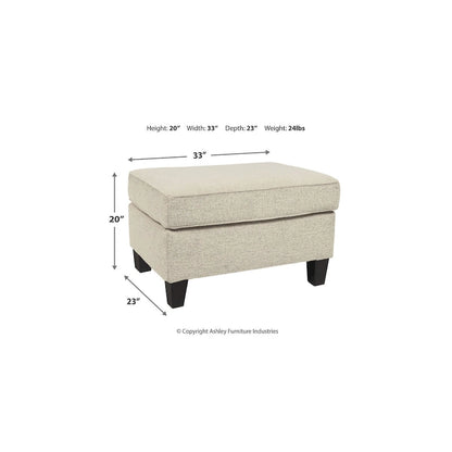 Signature Design by Ashley Soletren Stone Oversized Ottoman