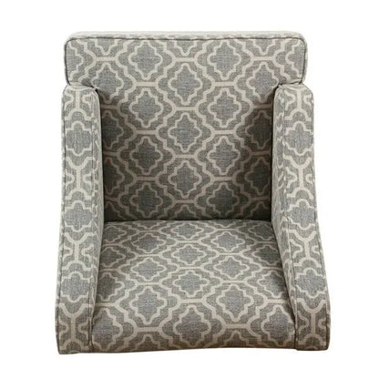 Porch & Den Bohmann Ash Geometric Classic Swoop Arm Chair