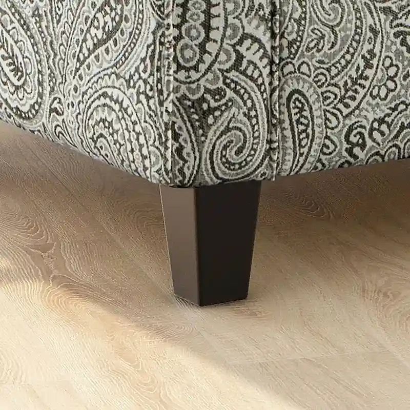 Restian Transitional Multi-colored Chenille Paisley Pattern Armchair by Furniture of America