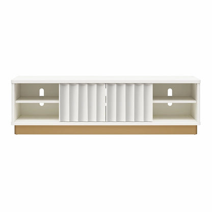 CosmoLiving by Cosmopolitan Rene Modern Scalloped TV Stand for TVs up to 65  - Up to 65