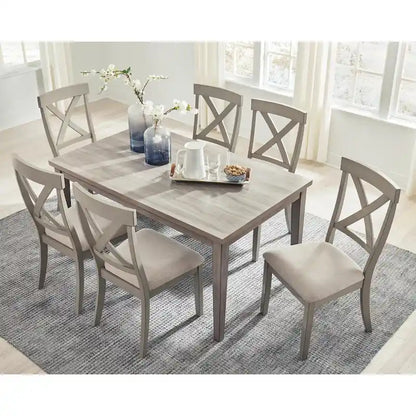 Parallen Gray Rectangular Dining Table