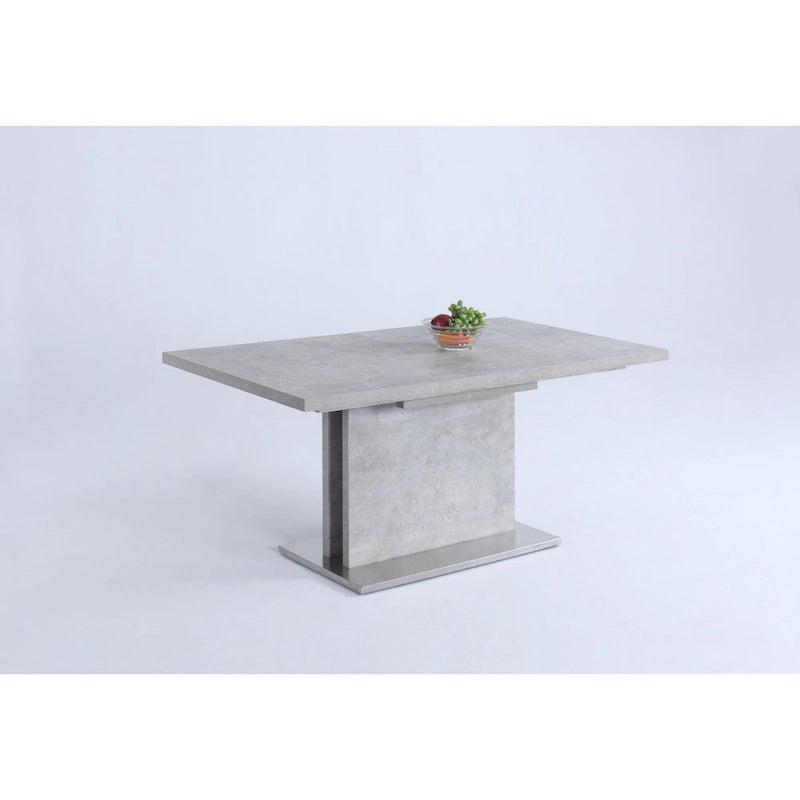 Tavolo da pranzo allungabile in laminato grigio Somette Kalie