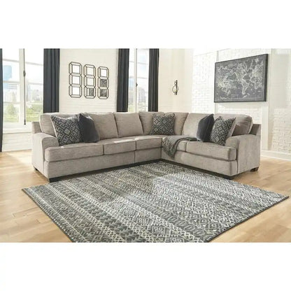 Bovarian 3-Piece Contemporary Stone Sectional