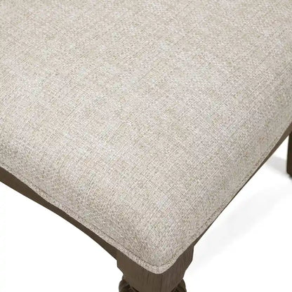 The Gray Barn Cornerways Formal High Back Carved Wood Dining Chairs (Set of 2)