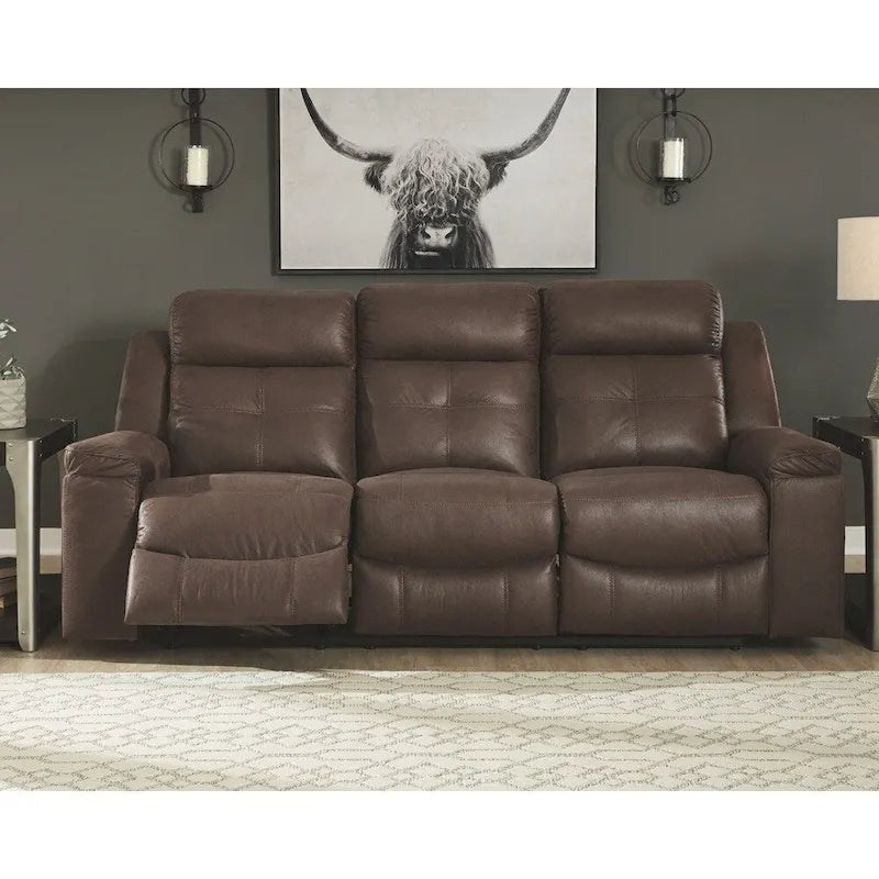 Jesolo Contemporary Reclining Sofa Coffee