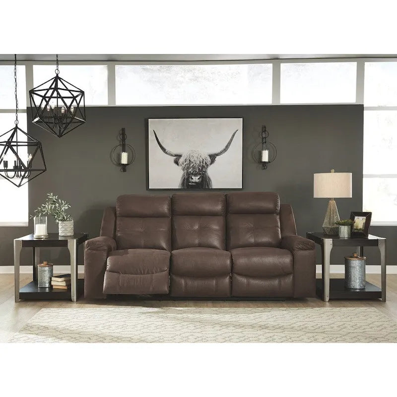 Jesolo Contemporary Reclining Sofa Coffee