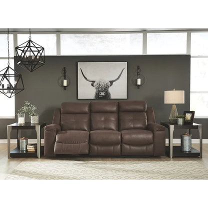 Jesolo Contemporary Reclining Sofa Coffee