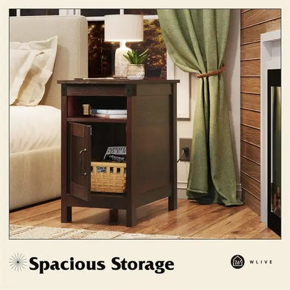 End Table with Charging Station - 13.4 D x 23.4 W x 23.8 H