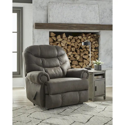 Signature Design by Ashley Camera Time Gunmetal Recliner
