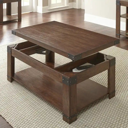 Steve Silver Aldridge 48-Inch Rectangle Lift Top Coffee Table