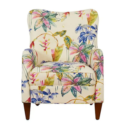 Palma 32  Floral Upholstered Arm Chair by Jennifer Taylor Home