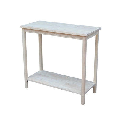 The Gray Barn Moonshine Unfinished Accent Table