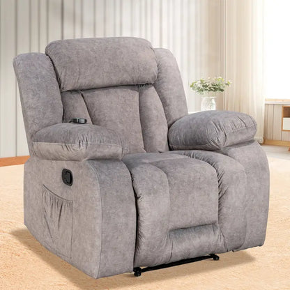 Super Comfortable Standard Size Heating and Massage Recliner Chair