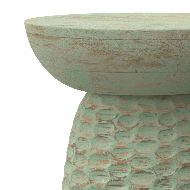 WYNDENHALL Willis 13 inch Wide Solid Wood Contemporary Accent Table & Fully Assembled - 12.6  D x 12.6  W x 17.7  H