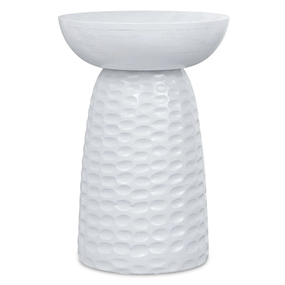 WYNDENHALL Willis 13 inch Wide Solid Wood Contemporary Accent Table & Fully Assembled - 12.6  D x 12.6  W x 17.7  H