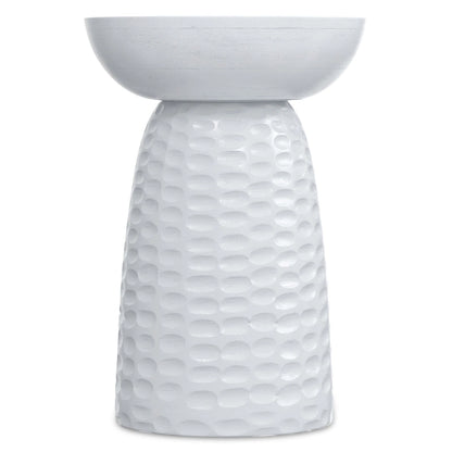 WYNDENHALL Willis 13 inch Wide Solid Wood Contemporary Accent Table & Fully Assembled - 12.6  D x 12.6  W x 17.7  H