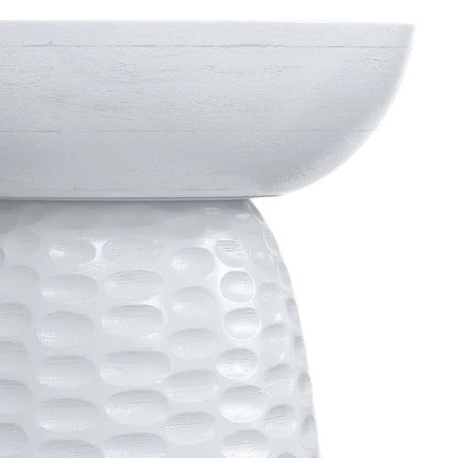 WYNDENHALL Willis 13 inch Wide Solid Wood Contemporary Accent Table & Fully Assembled - 12.6  D x 12.6  W x 17.7  H