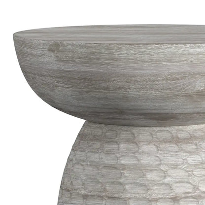 WYNDENHALL Willis 13 inch Wide Solid Wood Contemporary Accent Table & Fully Assembled - 12.6  D x 12.6  W x 17.7  H