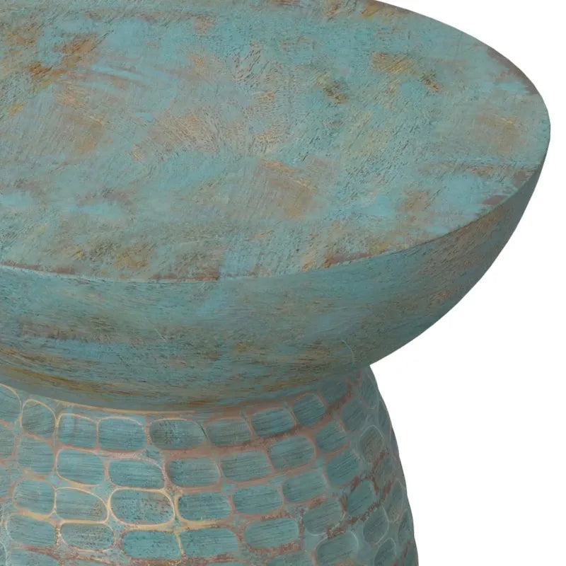 WYNDENHALL Willis 13 inch Wide Solid Wood Contemporary Accent Table & Fully Assembled - 12.6  D x 12.6  W x 17.7  H