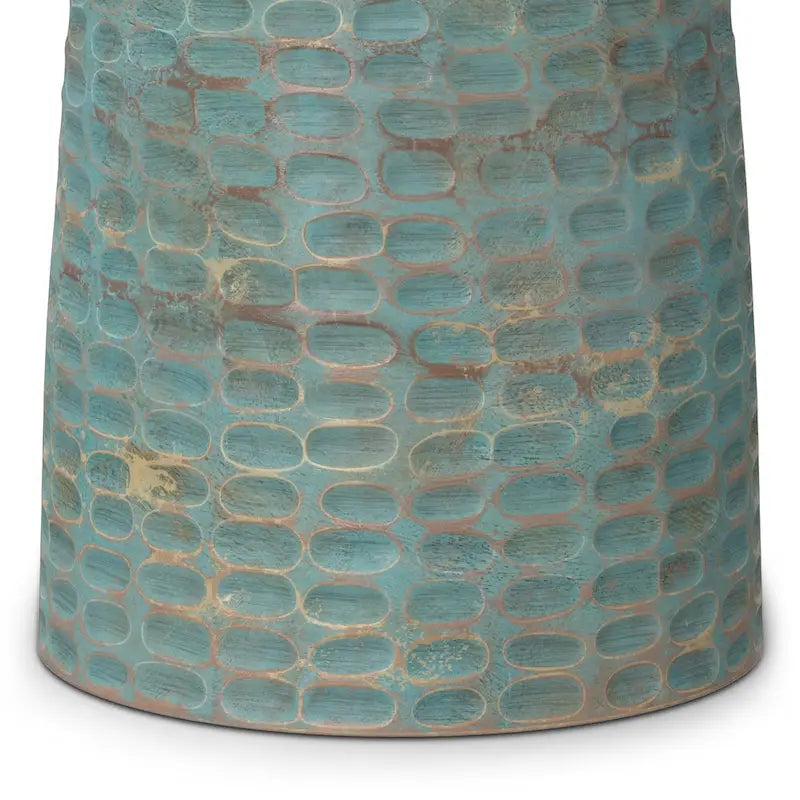 WYNDENHALL Willis 13 inch Wide Solid Wood Contemporary Accent Table & Fully Assembled - 12.6  D x 12.6  W x 17.7  H