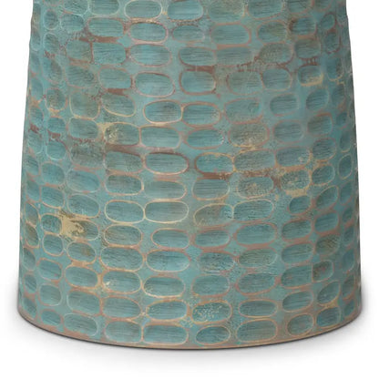 WYNDENHALL Willis 13 inch Wide Solid Wood Contemporary Accent Table & Fully Assembled - 12.6  D x 12.6  W x 17.7  H