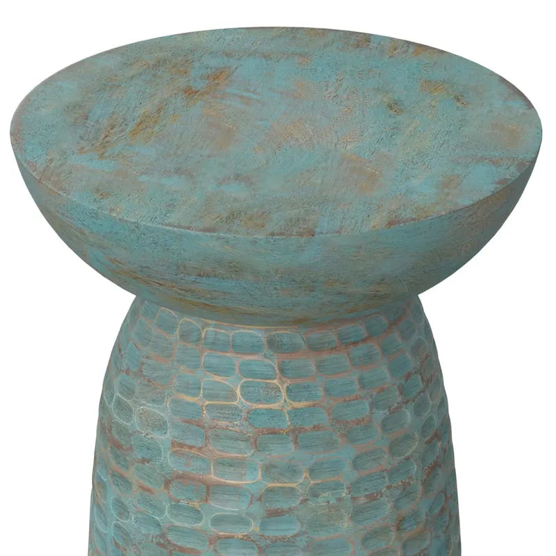 WYNDENHALL Willis 13 inch Wide Solid Wood Contemporary Accent Table & Fully Assembled - 12.6  D x 12.6  W x 17.7  H