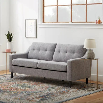 Brookside Ellen 75  Upholstered Scooped Arm Sofa