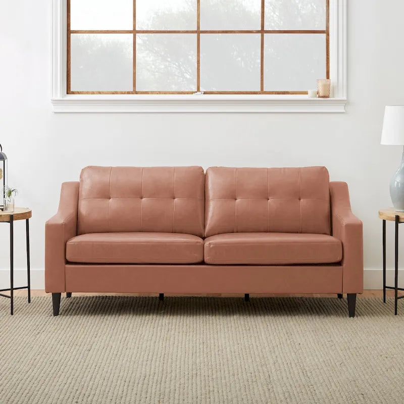 Brookside Ellen 75  Upholstered Scooped Arm Sofa