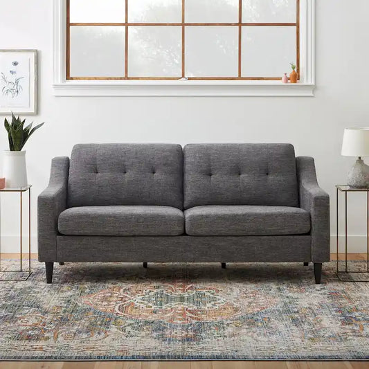 Brookside Ellen 75  Upholstered Scooped Arm Sofa
