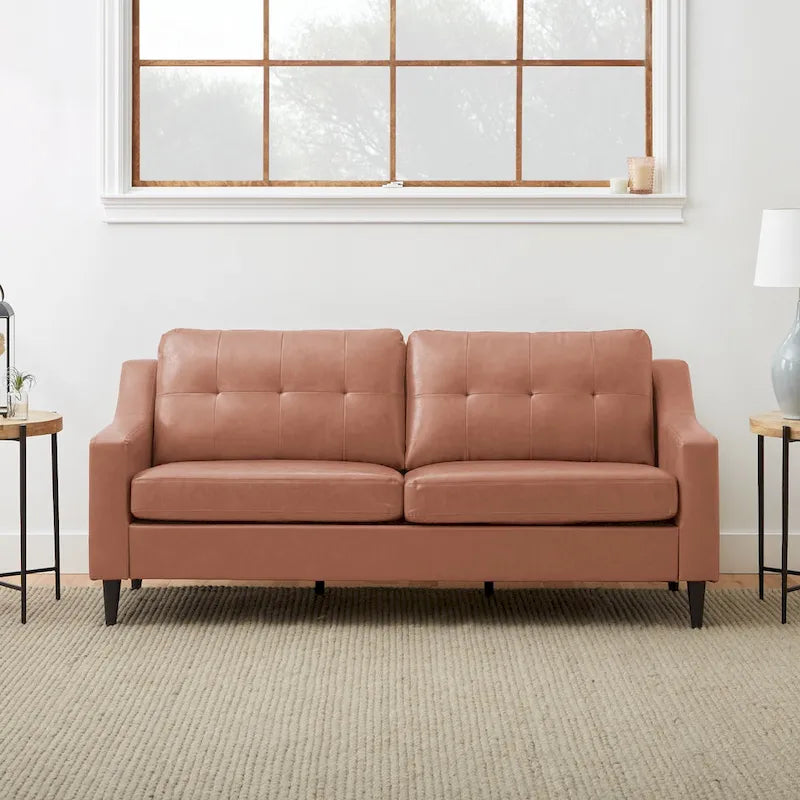 Brookside Ellen 75  Upholstered Scooped Arm Sofa