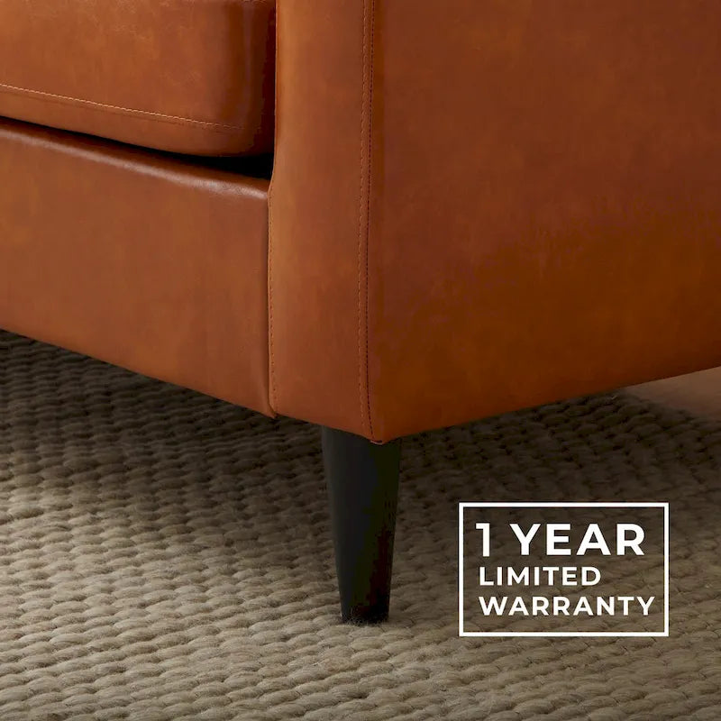 Brookside Ellen 75  Upholstered Scooped Arm Sofa