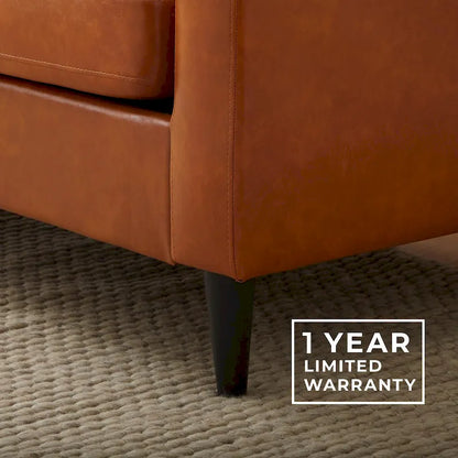 Brookside Ellen 75  Upholstered Scooped Arm Sofa