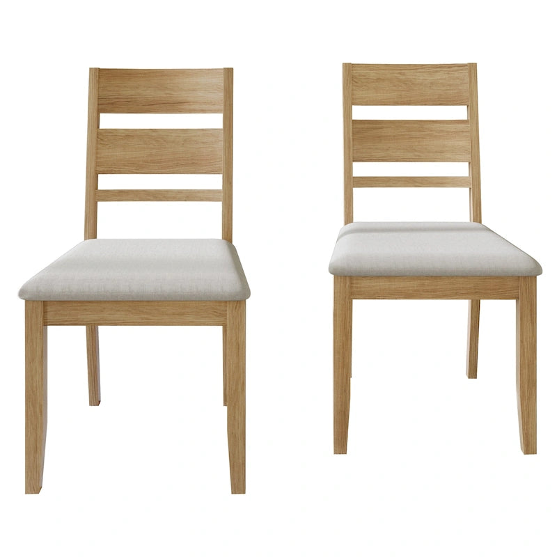 CraftPorch Elegant Wooden Dining Chairs (Set of 2) - N/A